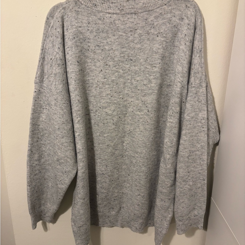 a new day Light Gray Crewneck Sweater